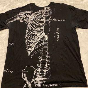 Iron First XL Black Skeleton T-Shirt